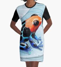 Poison Dart Frog Graphic T-Shirt Dress