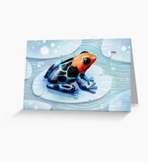 Poison Dart Frog Greeting Card