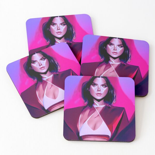 Item preview, Kendall Jenner portrait | AI generated art designed and sold by MichelangeloAI.