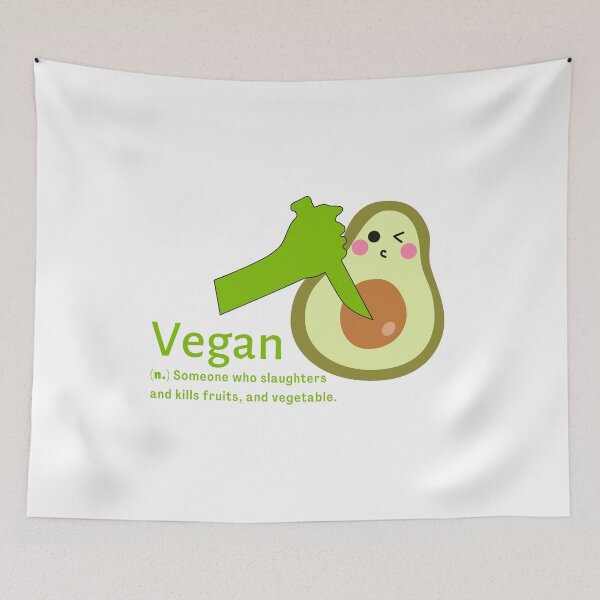 Item preview, VEGAN SOMEONE WHO SLAUGHTERS AND KILLS FRUITS AND VEGETABLE designed and sold by fSocietyAUT.