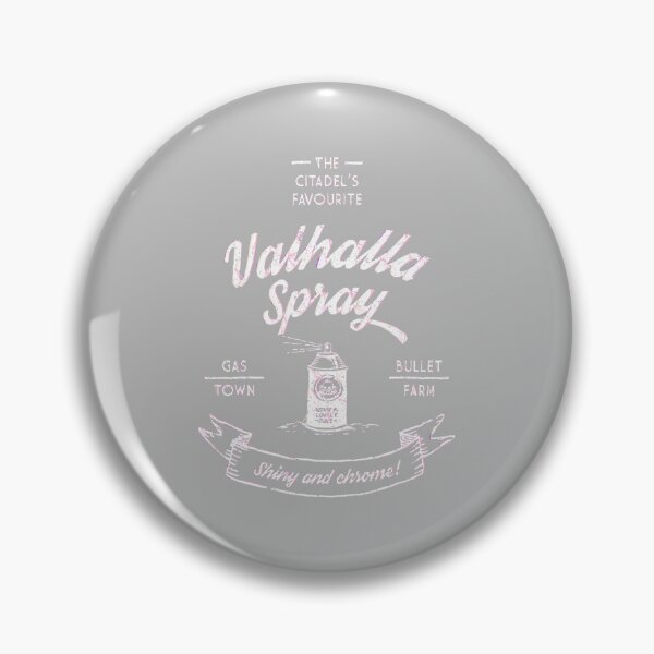 Item preview, Vintage Retro Valhalla Spray white artwork designed and sold by CarlosSchluter.