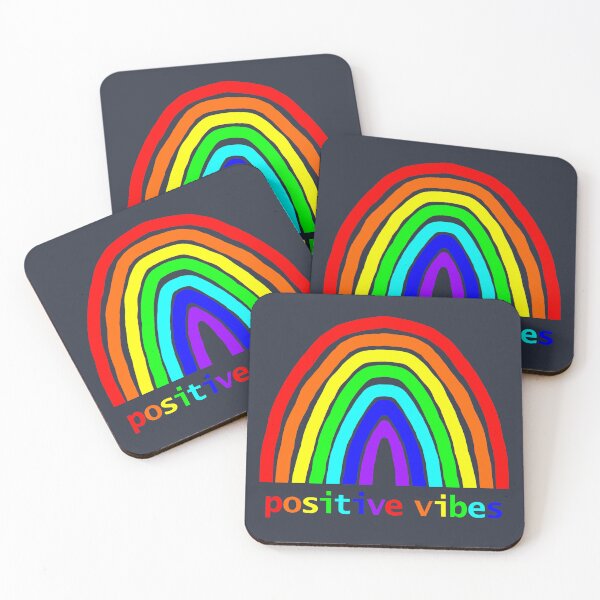 Item preview, Postive Vibes Rainbow designed and sold by ellenhenry.