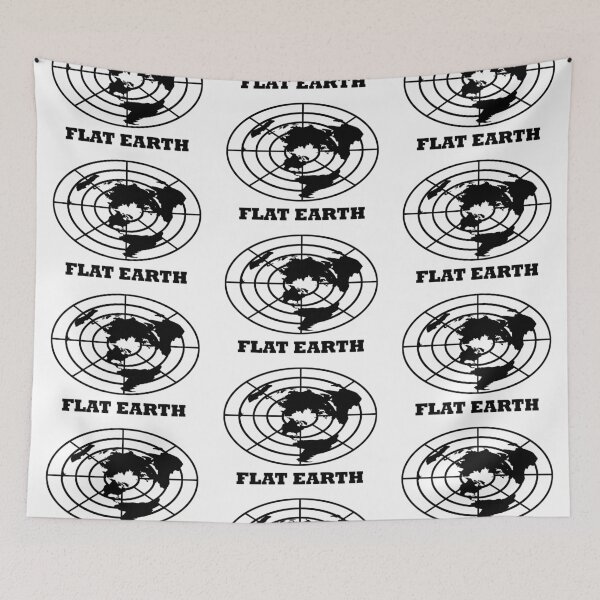 Item preview, Flat Earth (Black/Silver) designed and sold by kirbeekatz.