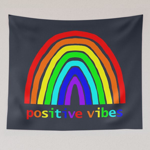 Item preview, Postive Vibes Rainbow designed and sold by ellenhenry.
