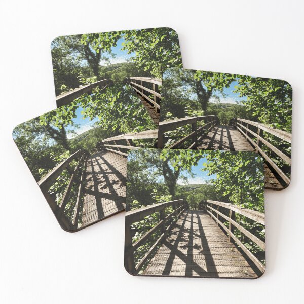 Item preview, A wooden footbridge in Wales designed and sold by Leighton Collins.