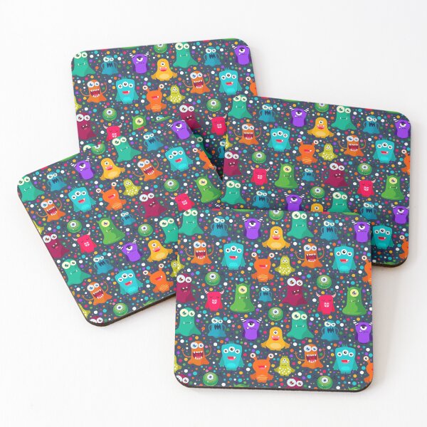 Item preview, Colorful Monsters designed and sold by KrisInStitches.