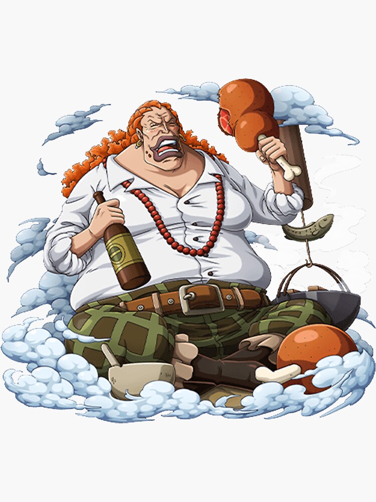 "Curly Dadan one piece" Sticker for Sale by hohltcluni Redbubble