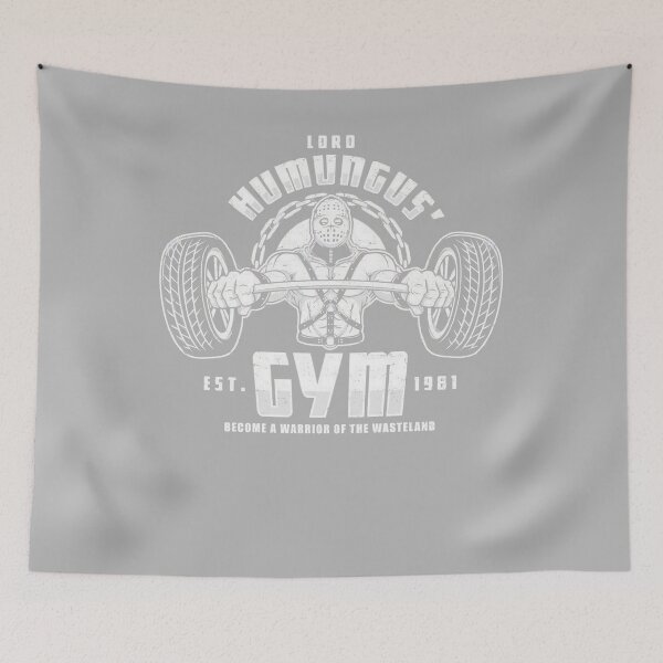 Item preview, White Lord Humungus Gym designed and sold by CarlosSchluter.