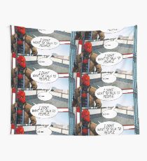 Red Hood - I Don't Want to Talk to People Tapestry