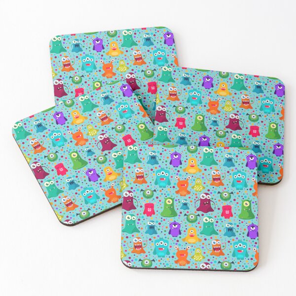 Item preview, Colorful Monsters designed and sold by KrisInStitches.