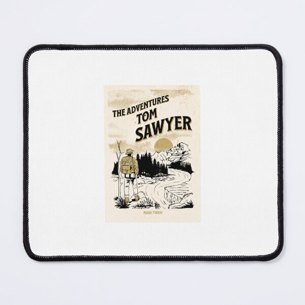 Item preview, The Adventures Of Tom Sawyer - Mark Twain Book Cover Art   designed and sold by Suyogsonar25.