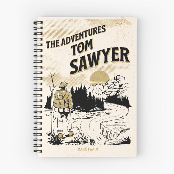 Item preview, The Adventures Of Tom Sawyer - Mark Twain Book Cover Art   designed and sold by Suyogsonar25.