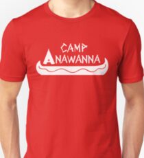 Camp Anawanna (White) Slim Fit T-Shirt