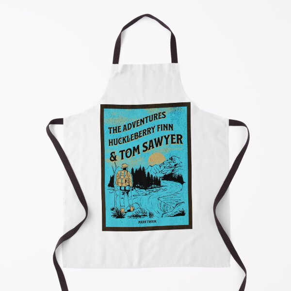 Item preview, The Adventures Of Huckleberry Finn And Tom Sawyer - Mark Twain Book Cover Art  designed and sold by Suyogsonar25.