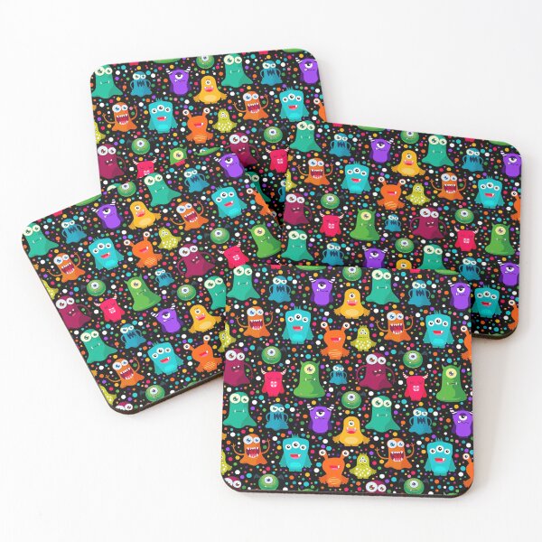 Item preview, Colorful Monsters designed and sold by KrisInStitches.