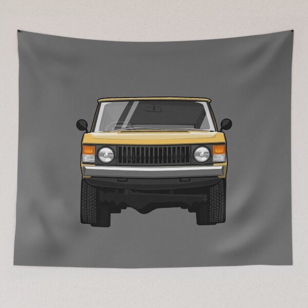 Item preview, Artwork LR RR British Original Offroad 4x4 classic mustard yellow designed and sold by SketchNinja.