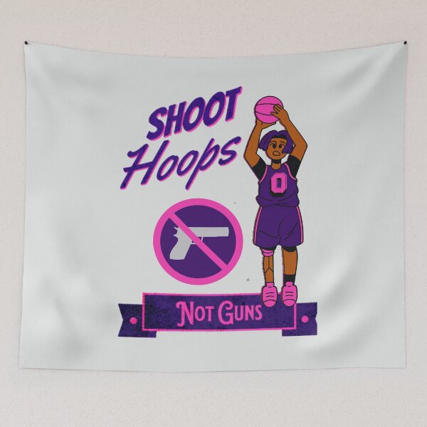 Item preview, Shoot Hoops Not Guns designed and sold by Rell1970.