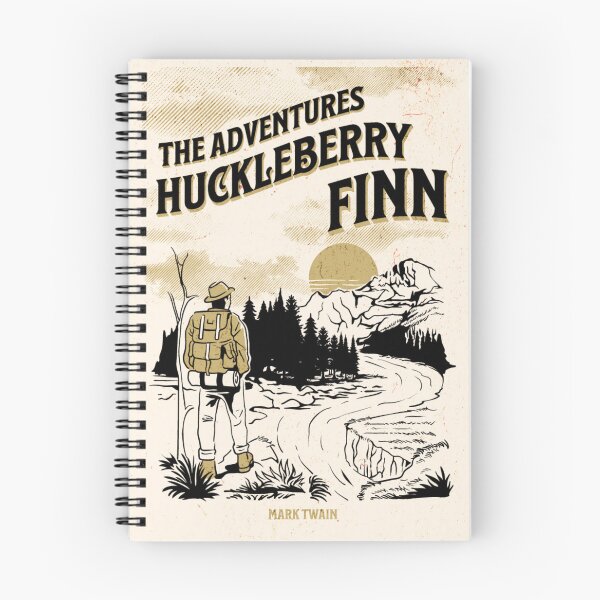 Item preview, The Adventures Of Huckleberry Finn - Mark Twain Book Cover Art   designed and sold by Suyogsonar25.