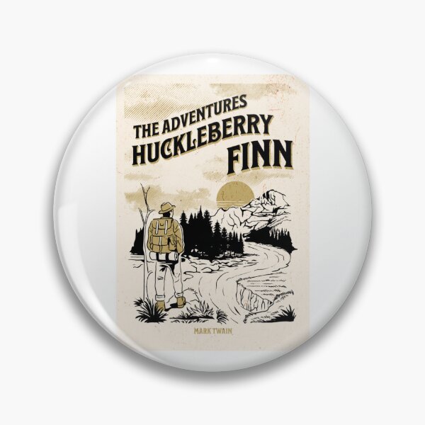 Item preview, The Adventures Of Huckleberry Finn - Mark Twain Book Cover Art   designed and sold by Suyogsonar25.