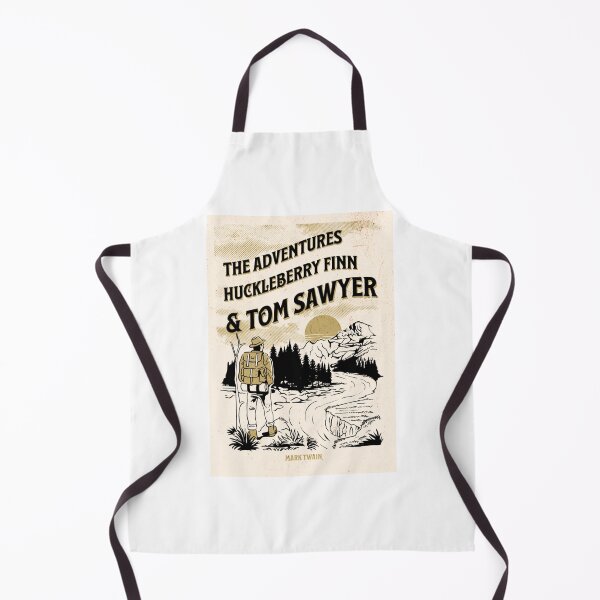 Item preview, The Adventures Of Huckleberry Finn And Tom Sawyer - Mark Twain Book Cover Art  designed and sold by Suyogsonar25.
