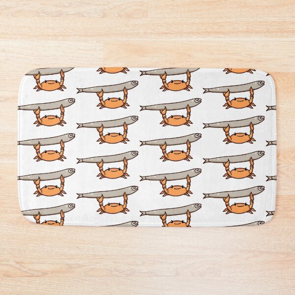 Item preview, Crab holding fish meme designed and sold by Belloween.