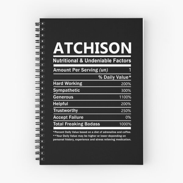 Item preview, Atchison Name T Shirt - Atchison Nutritional And Undeniable Factors Gift Item Tee designed and sold by aaronmaxi6.