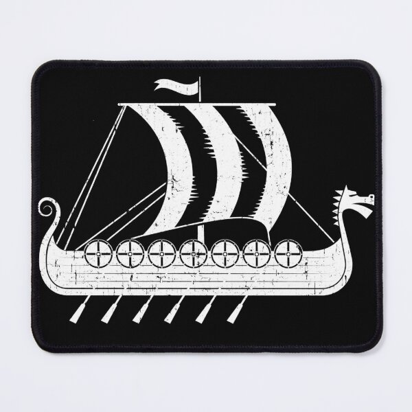 Item preview, Viking Long Ship Drakkar Scandinavia Iceland Valhalla designed and sold by funnytshirtemp.