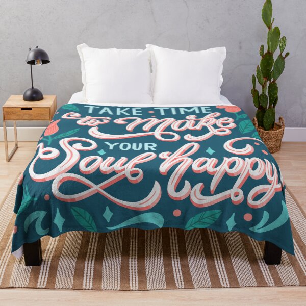 Item preview, Take Time To Make Your Soul Happy designed and sold by OtterFactory.