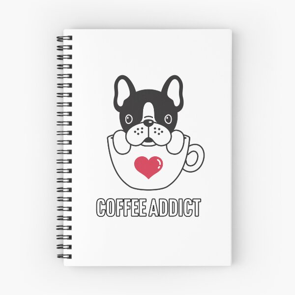 Item preview, Coffee addict dog designed and sold by Larrix.