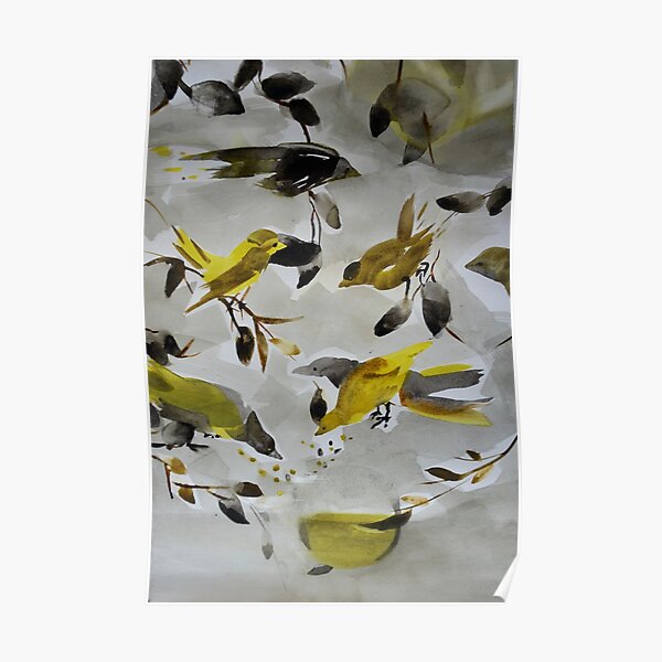 Yellow bird Poster