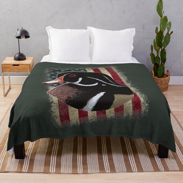 Item preview, Wood Duck American Flag Design for Patriotic Duck Hunters designed and sold by LifeCrush.