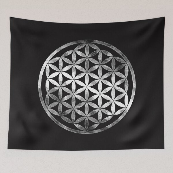Artikelvorschau, Blume des Lebens (Chrome) entworfen und verkauft von Mandala Of Life.