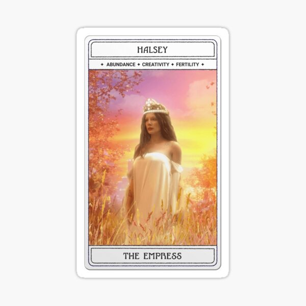 "halsey tarot card" Sticker for Sale by heavenawayfrom Redbubble
