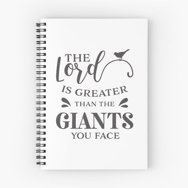 Item preview, Christian Design - The Lord is Greater than the Giants You Face designed and sold by simplydesignart.