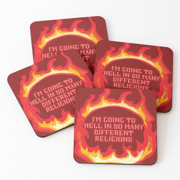 Item preview, I'm going to hell in so many different religions designed and sold by fSocietyAUT.