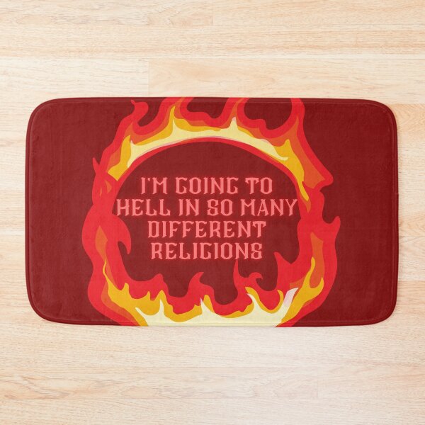 Item preview, I'm going to hell in so many different religions designed and sold by fSocietyAUT.