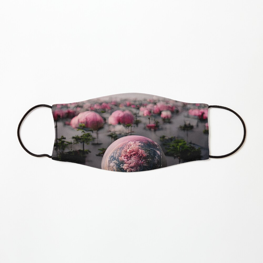 Cosmic Flower Alien Sci-Fi Space Planet Mask