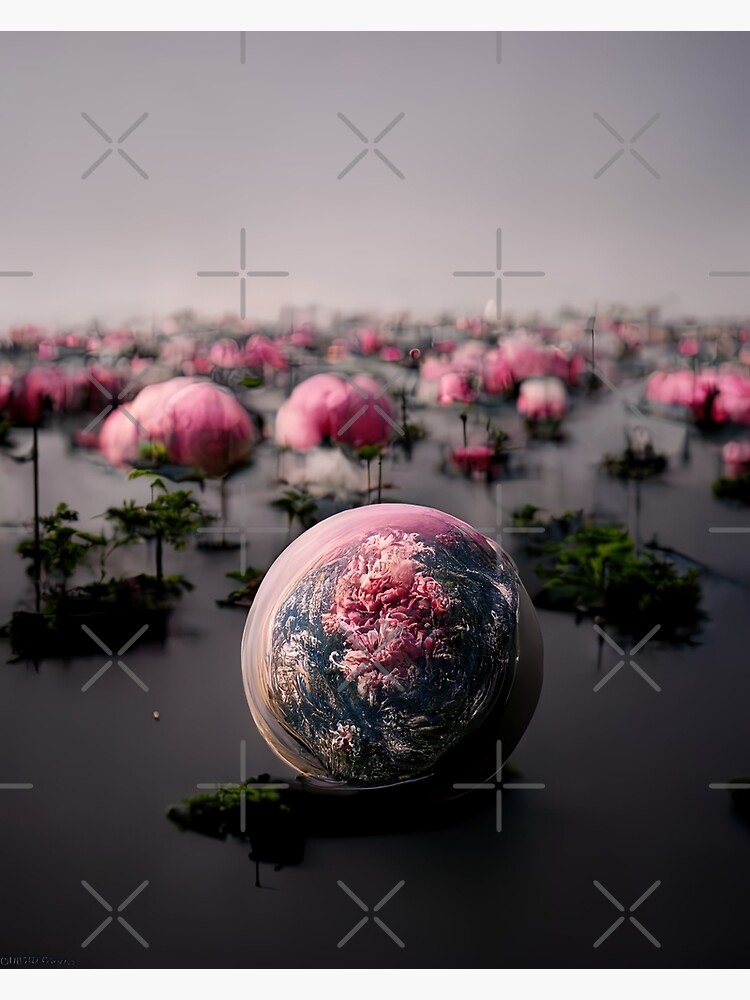 Cosmic Flower Alien Sci-Fi Space Planet by AVisionInPink