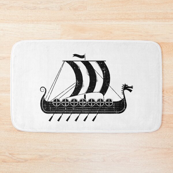 Item preview, Viking Long Ship Drakkar Scandinavia Iceland Valhalla designed and sold by funnytshirtemp.
