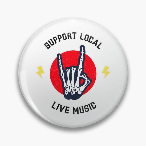 Item preview, Support Local Live Music designed and sold by DeliaTheArtist.