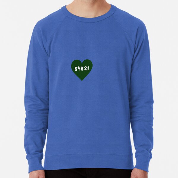 54521 - zipcode heart (green) Lightweight Sweatshirt