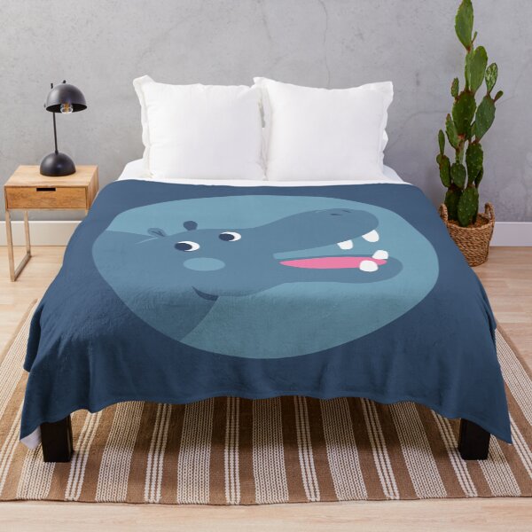 Item preview, Hippo de Pippo blue designed and sold by Studio Mattie.