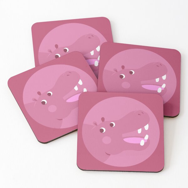 Item preview, Hippo de Pippo pink designed and sold by Studio Mattie.