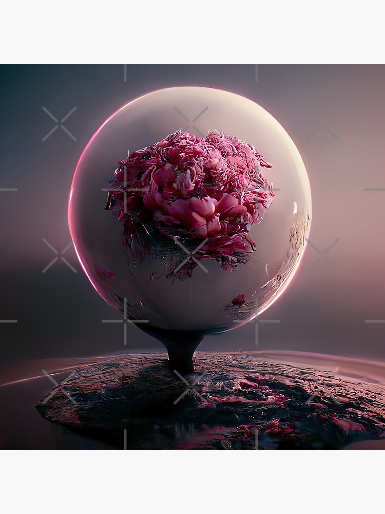 Cosmic Flower Alien Sci-Fi Space Planet by AVisionInPink