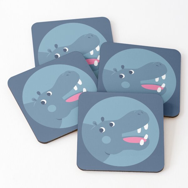 Item preview, Hippo de Pippo blue designed and sold by Studio Mattie.