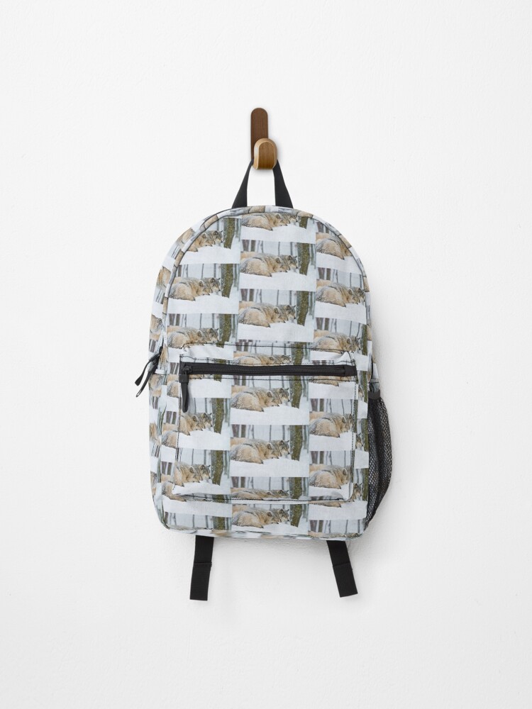 Thumbnail 1 of 3, Backpack, Gray Wolves designed and sold by jaydee1400.