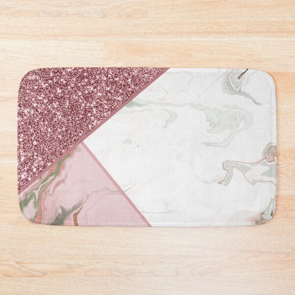 Item preview, pink and beige glitter luxury marble pattern designed and sold by Beeroclock.