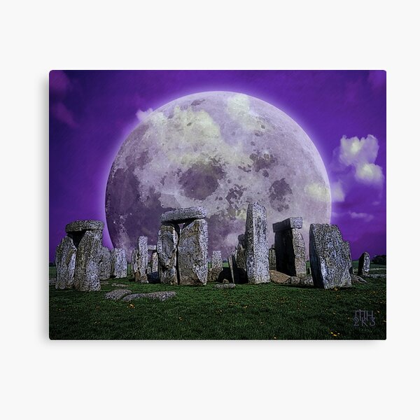 Ring Around The Moon Canvas Print