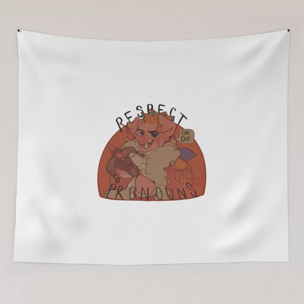 Item preview, Technoblade Respect Pronouns designed and sold by Jamaika-Vuppir.