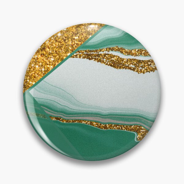 Item preview, green and gold glitter luxury marble pattern designed and sold by Beeroclock.